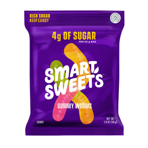 Smart Sweets- Gummy Worms 50g
