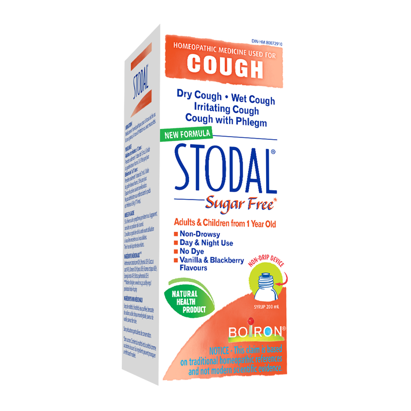 Boiron -Stodal Adults Cough Syrup Sugar Free (200mL)