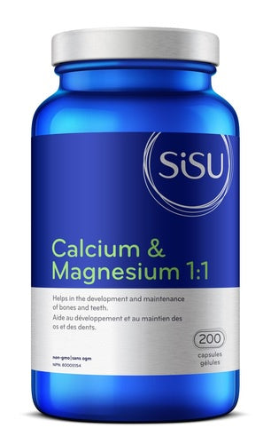 Sisu - Calcium Magnesium 1:1 w/D3 (200 Capsules)