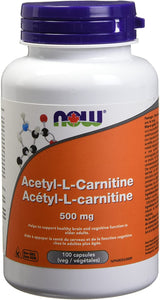Now - Acetyl-L Carnitine 500mg (100 Caps)