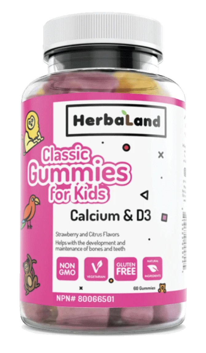 Herbaland Gummies - Kids Calcium & D3 (90)