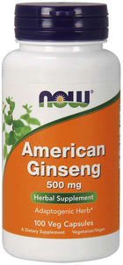 Now - American Ginseng 500mg (100 Caps)