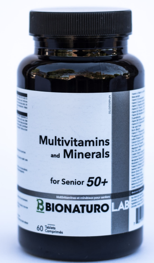 Multi Vitamins and Minerals for Senior50+ (60tab)