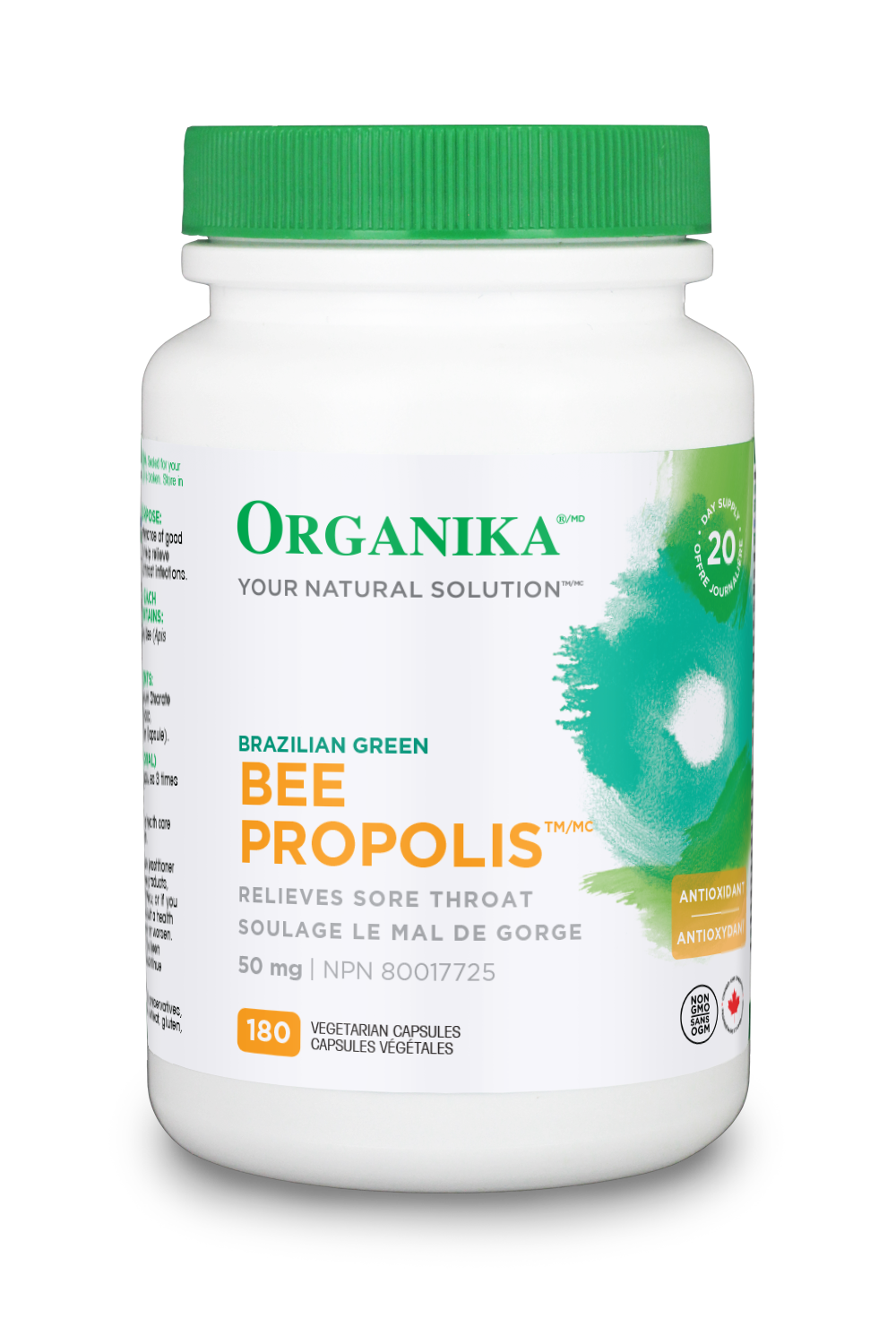 Organika - Brazilian Green Bee Propolis (180 softgels)