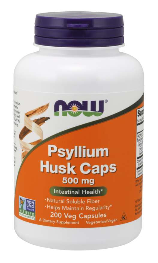 Now - Psyllium Husk 500mg (200 Caps)