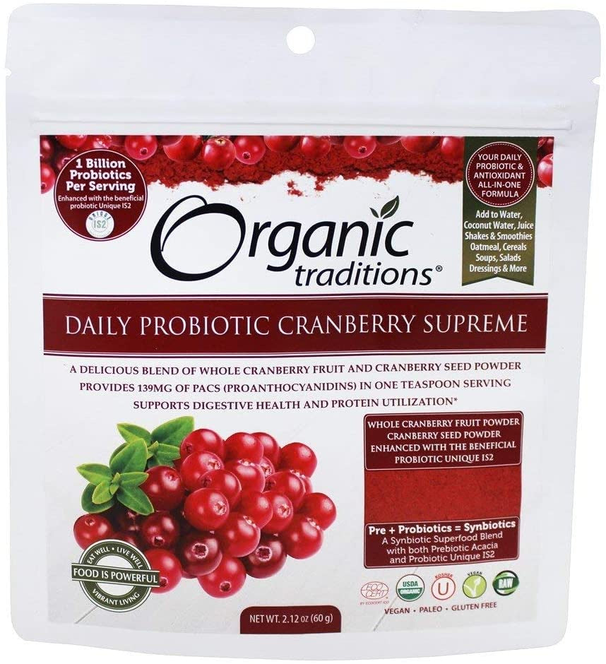 Org Trad Probiotic Cranberry Supreme 60g