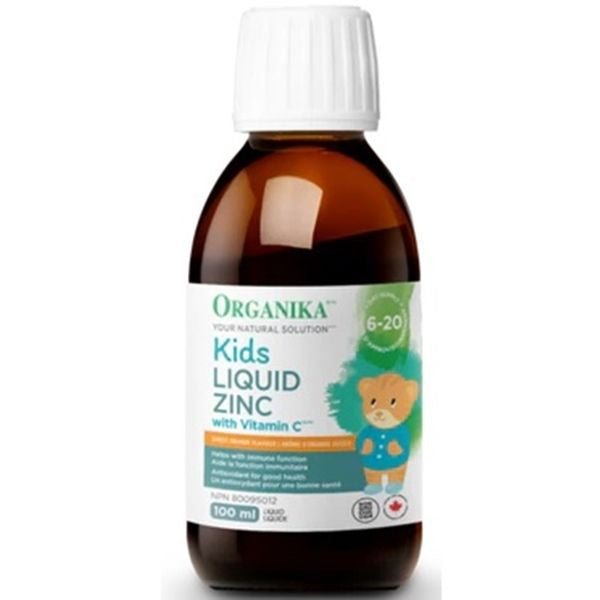 Organika -  Kids liquid zinc with vitamin C (100ml)