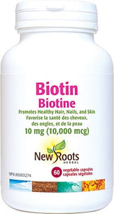 NR- Biotin 10,000mcg (60 Capsules)