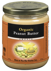 Nuts to You - Org. Peanut Butter Smooth (500g)