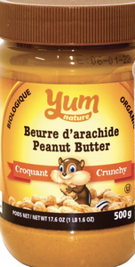 Yum - Organic Crunchy Peanut Butter