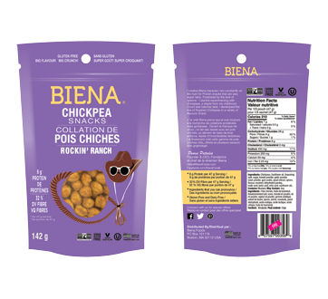 Biena - Rockin' Ranch Chickpea Snack
