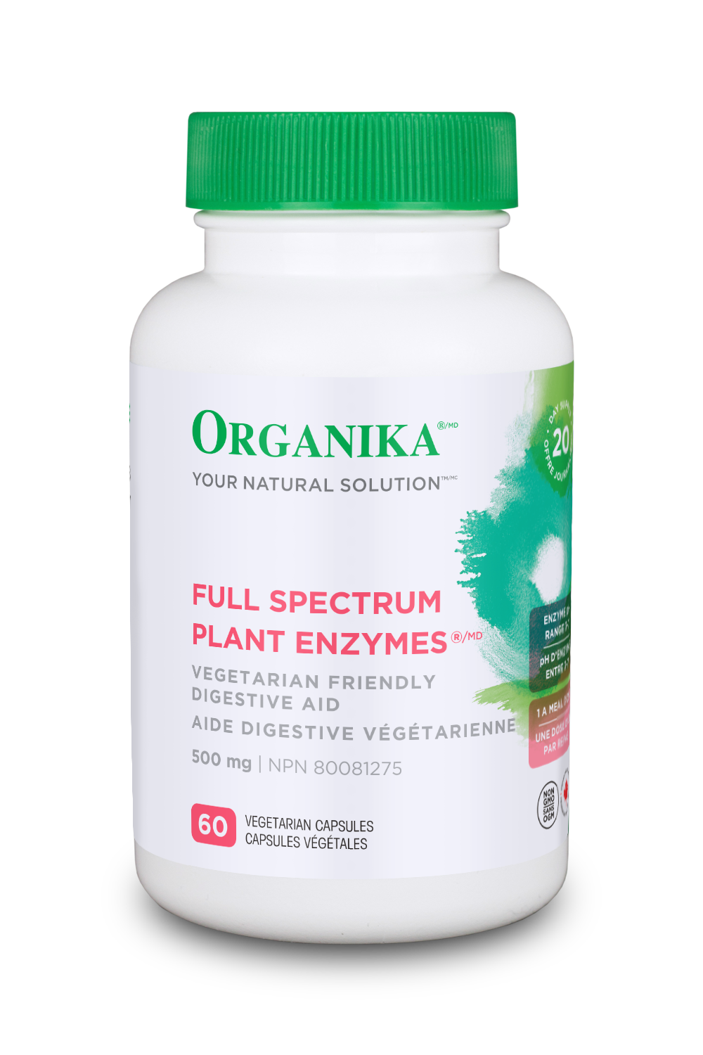 Organika - Full Spectrum Plant Enzymes (60 caps)