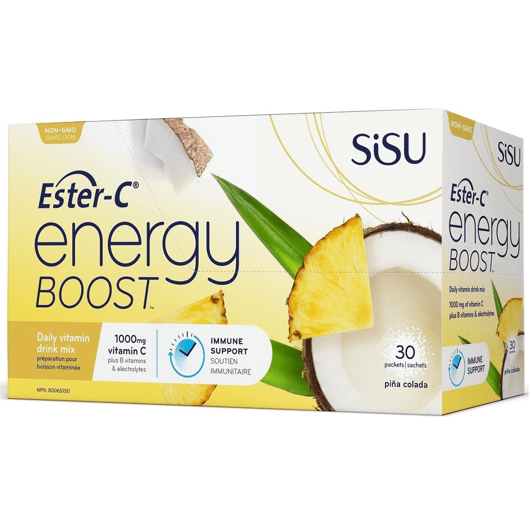 Sisu - Ester-C Energy Boost Pina Colada (30 Sachets)