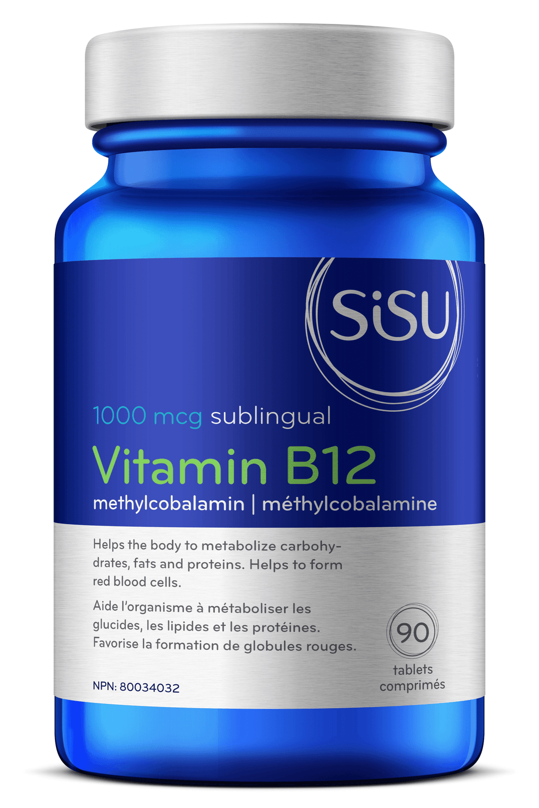 Sisu - Vitamin B12 1000mcg (90 Sublingual Tabs)