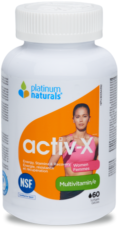 Plat Nat- Activ-X for Women (60 Softgels)