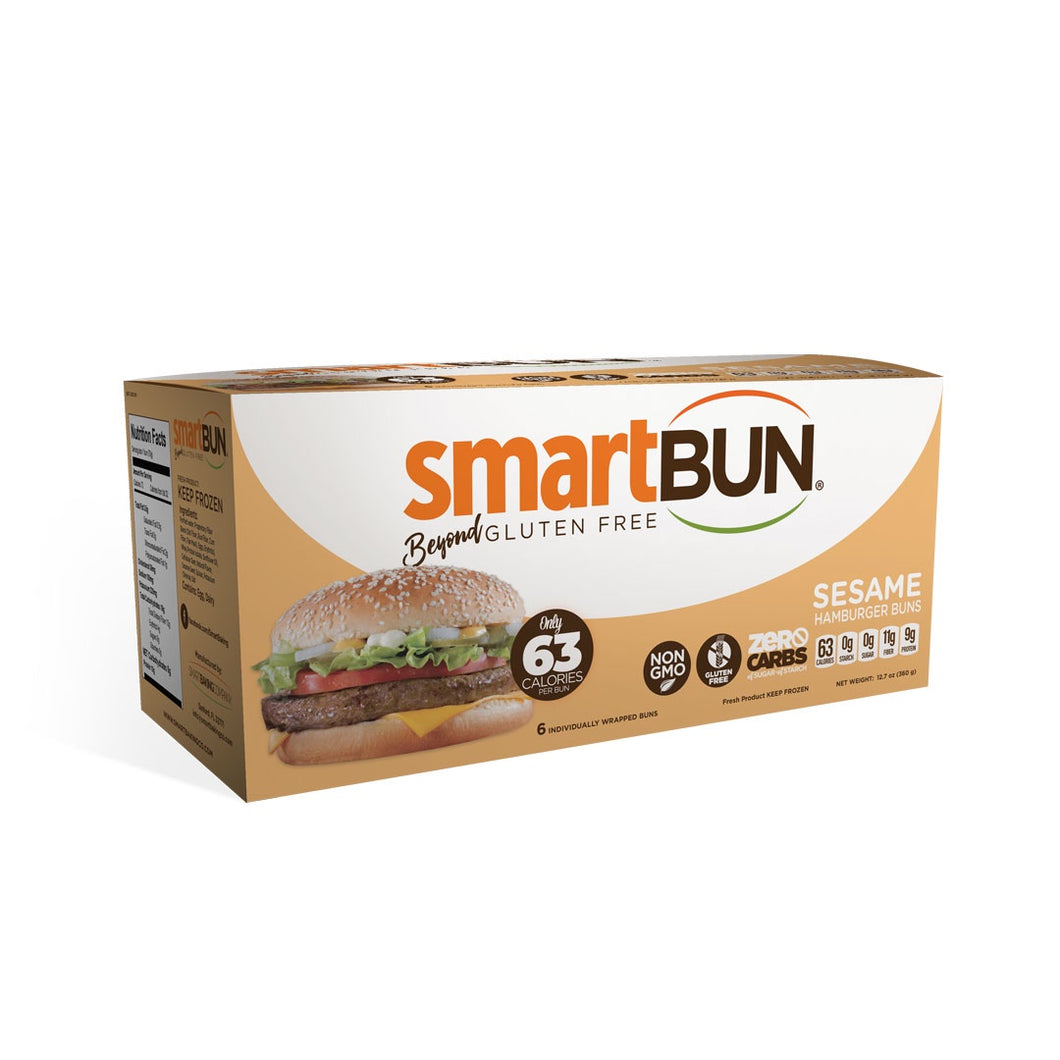 SmartBun Sesame Gluten-Free Hamburger Buns