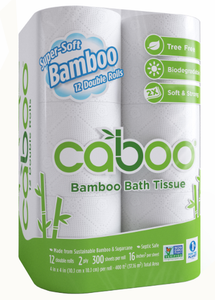 Caboo 2ply Toilet Tissue (12 Rolls)