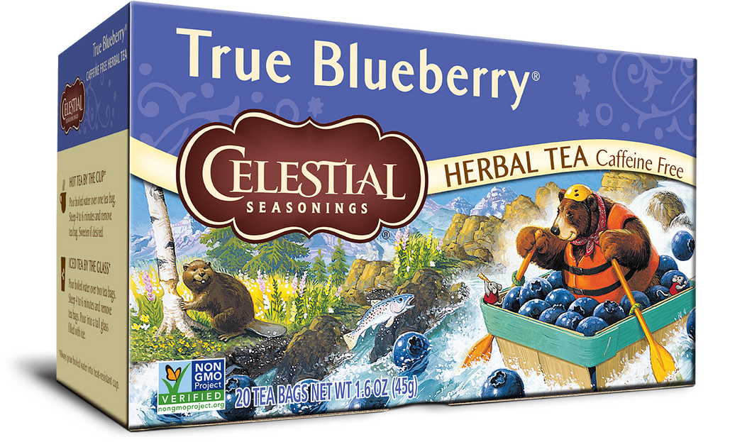 Celestial - True Blueberry Tea (20 Tea Bags)