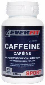 Prairie- 4EverFit - Caffeine 200 mg (100 Tabs)