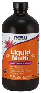 Now - Liquid Multi Vitamin & Mineral (Berry)