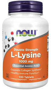 NOW - L-Lysine 100mg ( 100 Tablets )