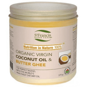 St. Francis - Org. Virgin Coconut Oil & Butter Ghee Clarified (370g)