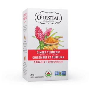 Celestial - Ginger & Turmeric (18 Tea Bags)