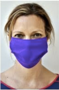 Brave Face Fraser Adult True Purple Cloth Mask