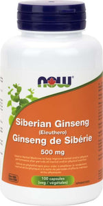 Now - Siberian Ginseng 500mg (100 Tabs)