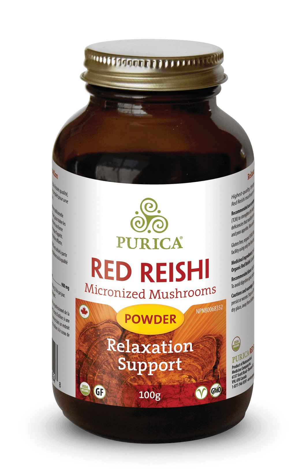 Purica - Red Reishi Powder (100g)