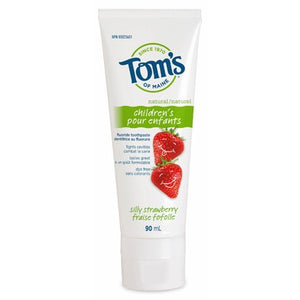Toms Children’s Fluoride-Free Toothpaste Strawberry Flavor (90mL)