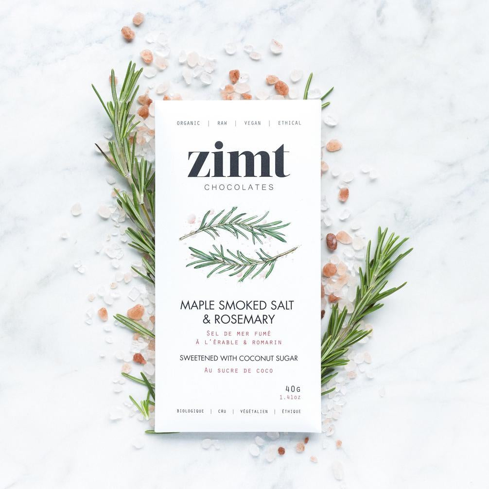 Zimt- Maple Smoked Salt & Rosemary Vegan Chocolate 40g