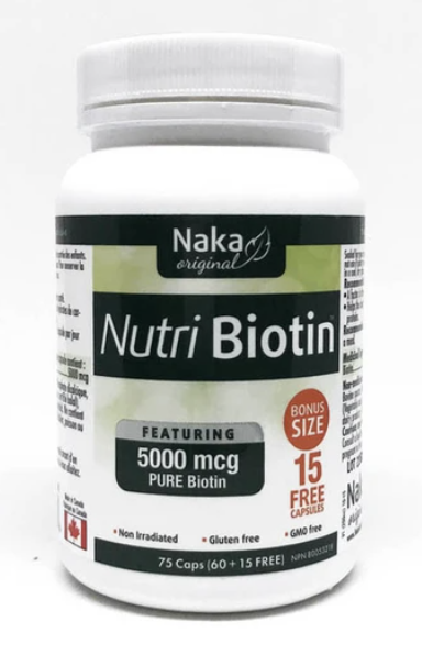 Naka - Nutri Biotin 5000mcg (75 VCaps)
