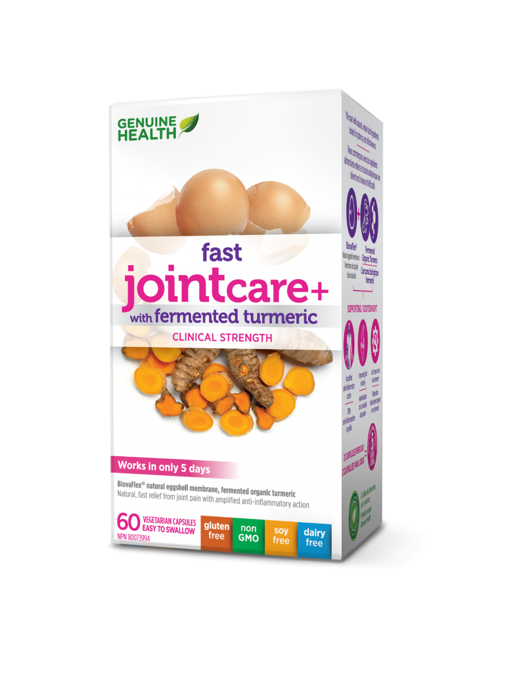 GH - Fast Joint Care+ with Fermented Turmeric (60 Caps)