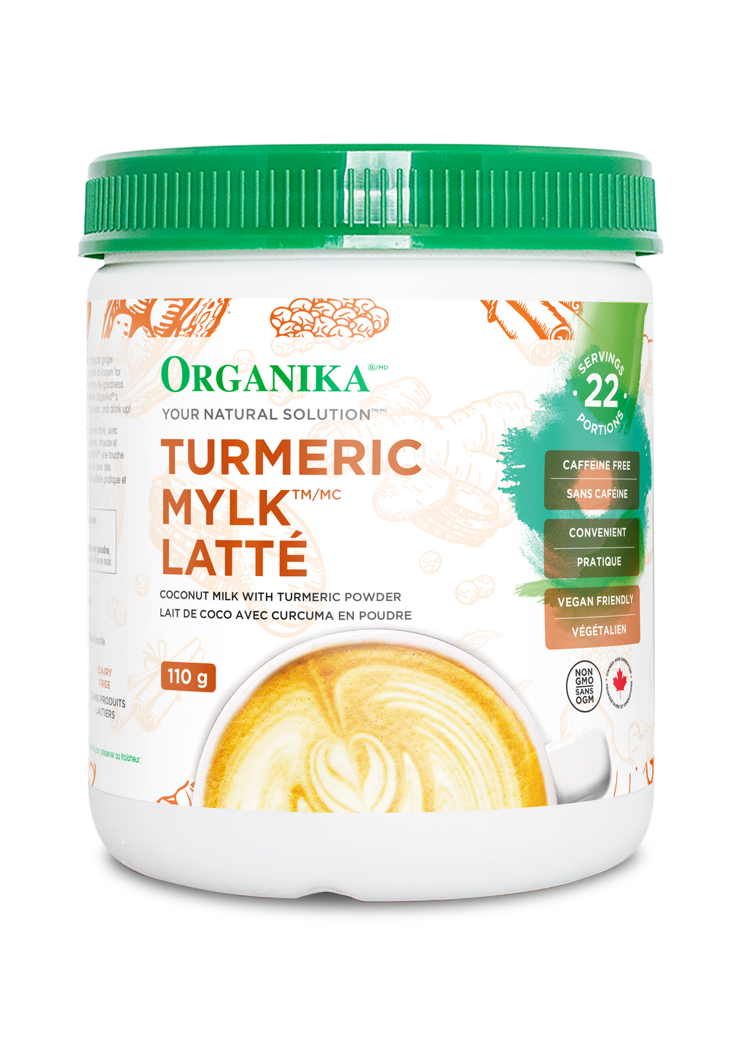 Organika - Turmeric Mylk Latte (110g)