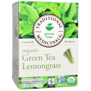 Org. Green Tea Lemongrass (20 Tea Bags)