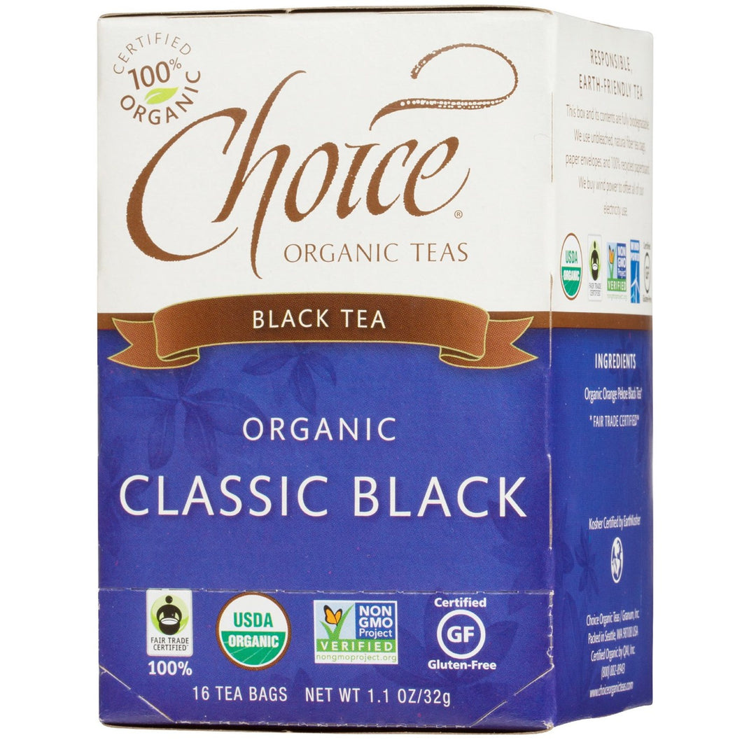 Choice - Org. Classic Black Tea (16 Tea Bags)