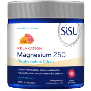 Sisu -  Relaxation Magnesium 250mg Honey Grapefruit powder (133gram)