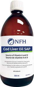 NFH - Cod Liver Oil Sap 500 ML