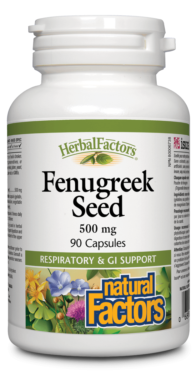 NF - Fenugreek Seed 500mg (90 Caps)