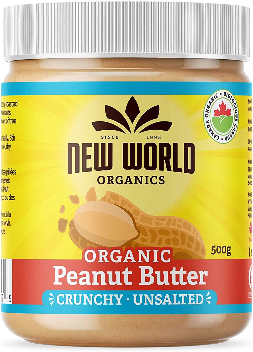 NW - Org. Peanut Butter Crunchy Unsalted (500g)