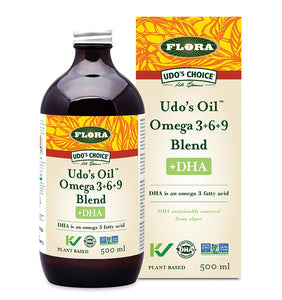 Udo’s Oil Omega 3·6+9 Blend +DHA (500mL)