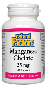 NF - Manganese Chelate 25mg (90 Tabs)