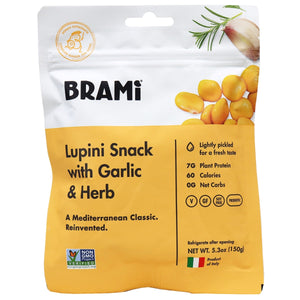 Brami Lupini Beans Garlic & Herb (150g)