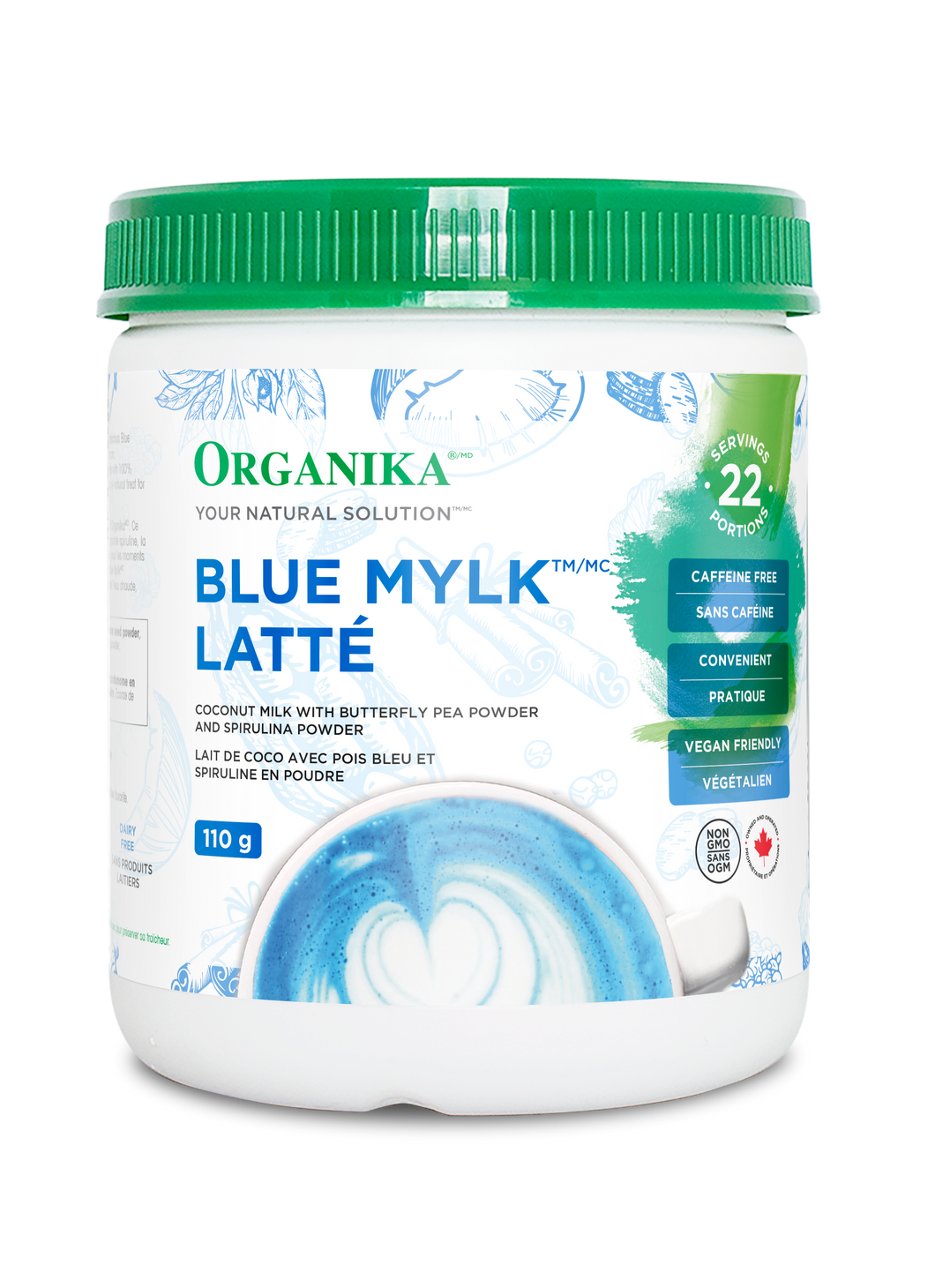 Organika - Blue Mylk Latte (110g)