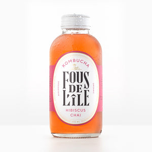 Fous De L'Ile Kombucha Elixir Komobucha Hibiscus Chai ( 355ml )