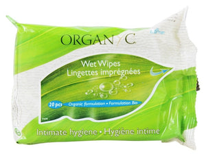 Organ(Y)C-Feminine Hygiene Wipes 20Ct