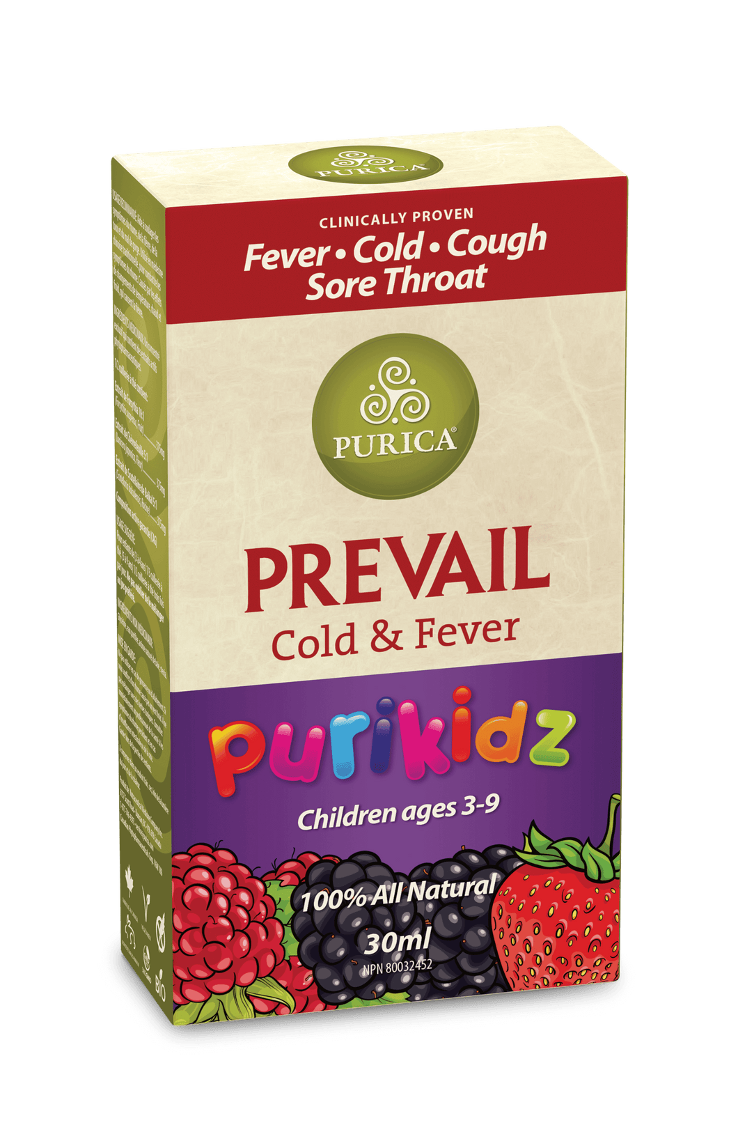 Purica - Kids Prevail Cold & Fever (30mL)