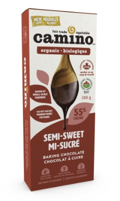 Camino - Organic Semi Sweet Baking Chocolate 200gram