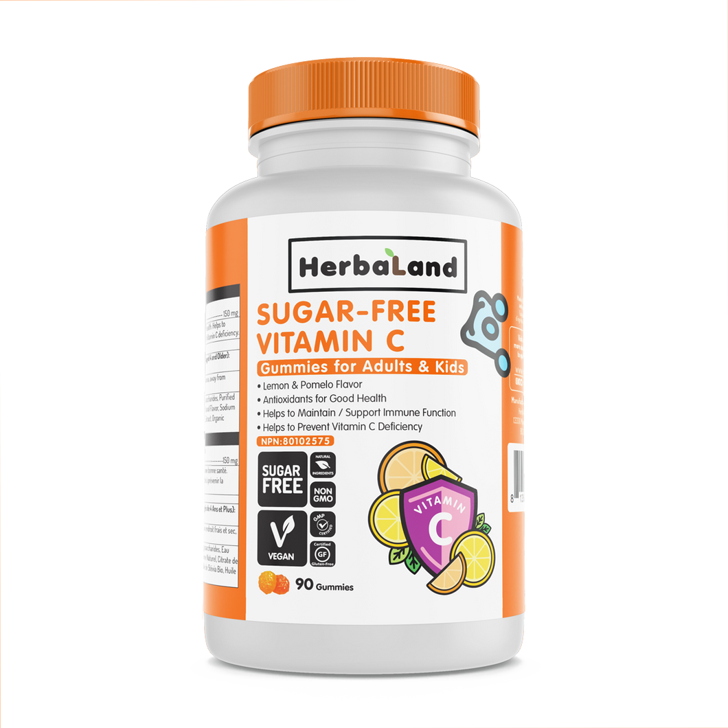 Herbaland- Sugar Free Vitamin C 90Gummies